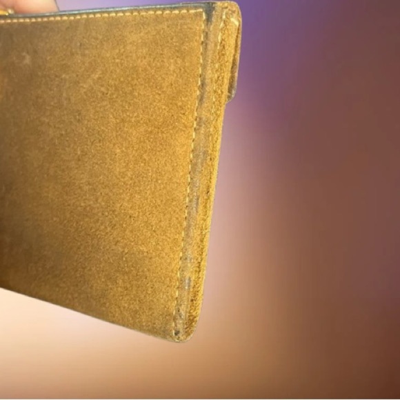 Gucci RARE Brown Suede Wallet Vintage 1970s Horsebit - Picture 6 of 7